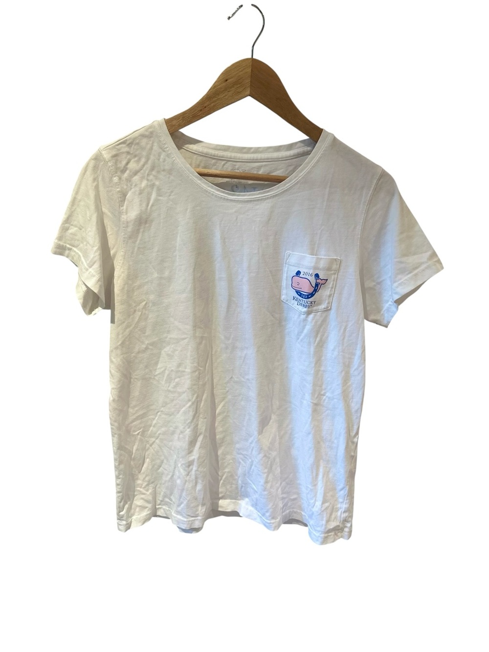 Vineyard Vines T-Shirt 2016 Kentucky Derby White Cotton‎ Size Large